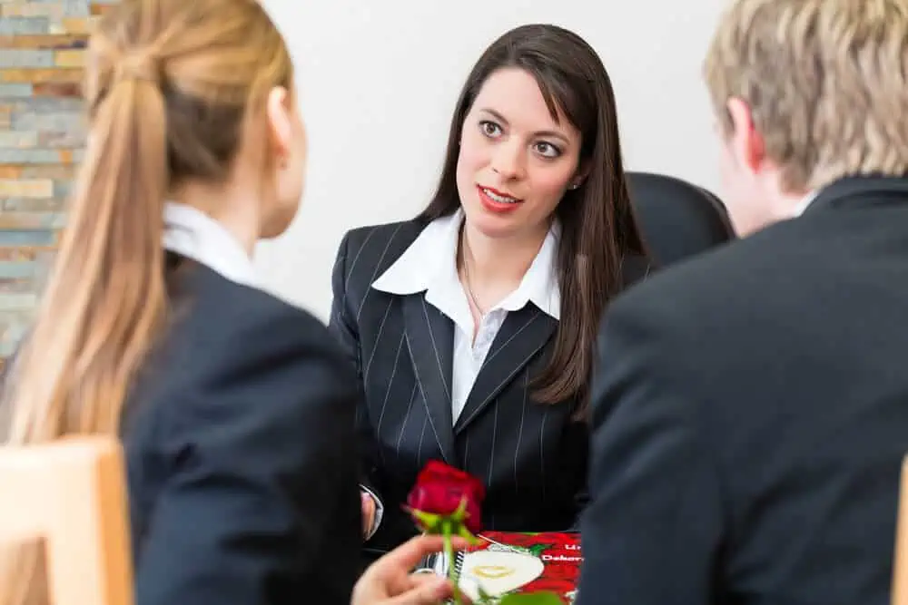 A mortician advising on funeral etiquette