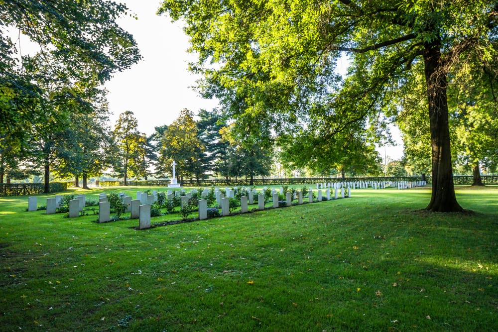 Privately operated cemetery